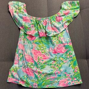 Lilly Pulitzer off shoulder shirt